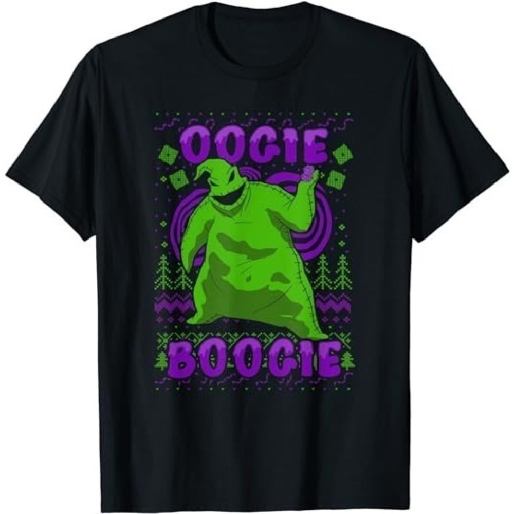 Disney Nightmare Before Christmas Oogie Boogie Ugly Holiday T-Shirt